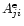 $A^{\rm e}_{ji}$