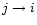 $ j\rightarrow i$