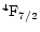 $^4{\rm F}_{7/2}$