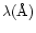 $\lambda({\rm\AA})$