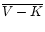 $\overline{V-K}$