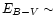 $E_{B-V} \sim$