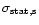 $\sigma_{{\rm stat,s}}$