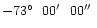 $-73\hbox{$^\circ$ }\ 00\hbox{$^\prime$ }\ 00\hbox{$^{\prime\prime}$ }$