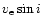 $v_{\rm e}\sin i$