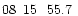 $08\phantom{^{\rm h}}15\phantom{^{\rm m}}55.7\phantom{^{\rm s}}$
