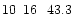 $10\phantom{^{\rm h}}16\phantom{^{\rm m}}43.3\phantom{^{\rm s}}$
