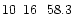 $10\phantom{^{\rm h}}16\phantom{^{\rm m}}58.3\phantom{^{\rm s}}$