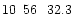 $10\phantom{^{\rm h}}56\phantom{^{\rm m}}32.3\phantom{^{\rm s}}$