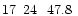 $17\phantom{^{\rm h}}24\phantom{^{\rm m}}47.8\phantom{^{\rm s}}$