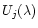 $U_j(\lambda)$