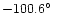 $-100.6\hbox {$^\circ $ }$
