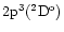 ${\rm 2p^3(^2D^o)}$