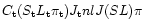 $C_{\rm t}(S_{\rm t}L_{\rm t}\pi_{\rm t})J_{\rm t} nlJ(SL)\pi$