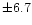 $\pm6.7$