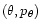 $(\theta,p_{\theta})$
